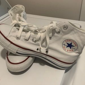 Converse all star bight tops. White. Size 6.5